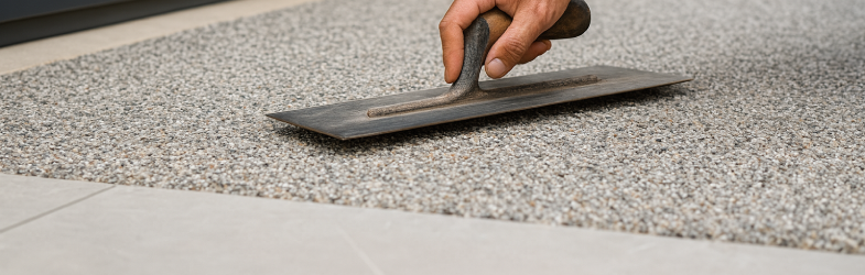 Resin bound driveway installation in York